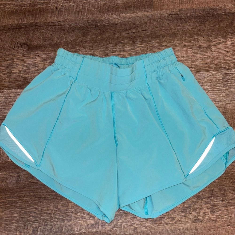 Lululemon Athletica Aqua Athletic Shorts